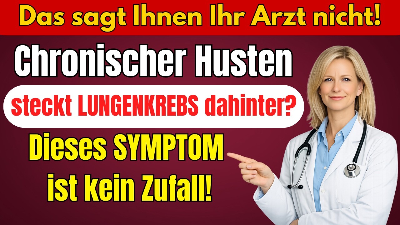 Chronischer HUSTEN: Steckt Lungenkrebs dahinter? Dieses Symptom ist kein Zufall!