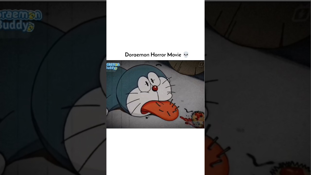 🥀Doraemon Horror Movie scenes 😱 || muskan hai chhoti si hai #song #doraemon #dark #shorts