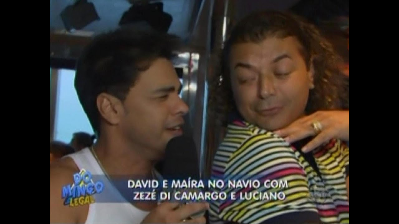 Zezé Di Camargo - Matéria no Navio | Domingo Legal - 2010