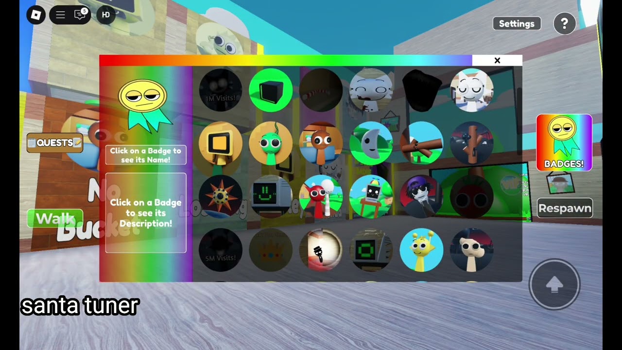 🎉Sprunki rp how to get badges❤️🧡💛💚🩵💙💜👍👍🎉