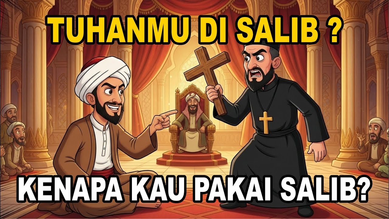 KALAU TUHANMU DISALIB, KOK ADA SALIB DIKALUNGMU? Tanya Abu Nawas, SEMUA KAGET‼️