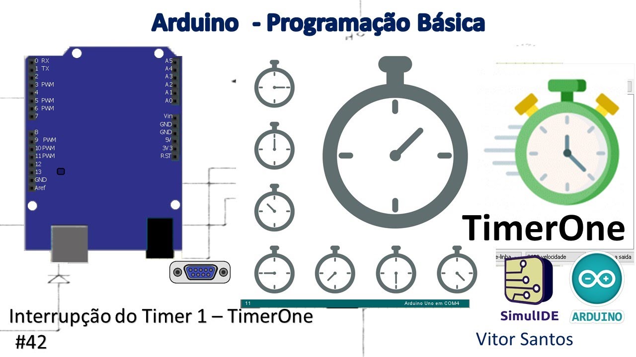 Interrup&ccedil;&atilde;o do Timer 1 no Arduino (TimerOne)