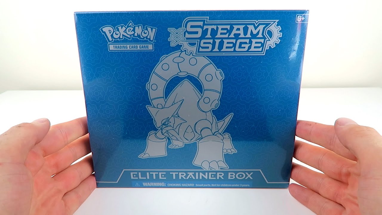 Pokemon Steam Siege Elite Trainer Box Opening | TheEnglishTrainer