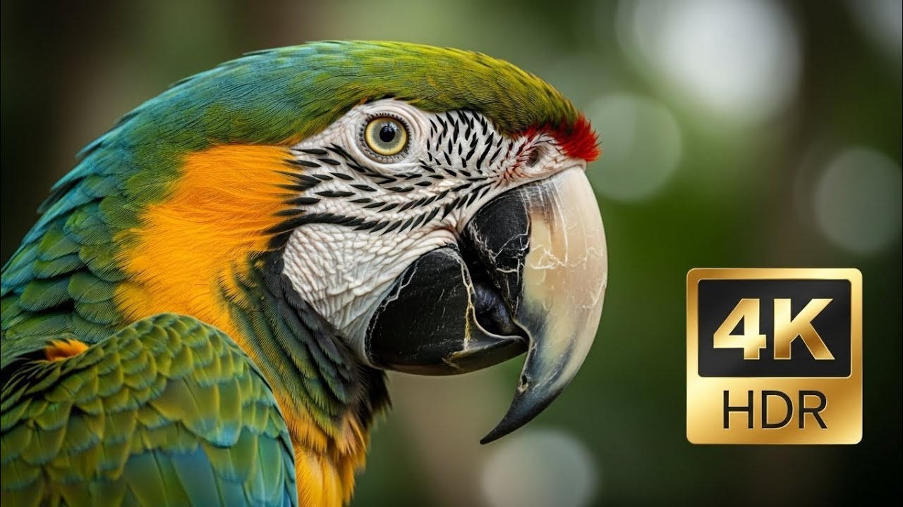 Amazon Birds in 4K | Colorful & Joyful Birds of the Rainforest