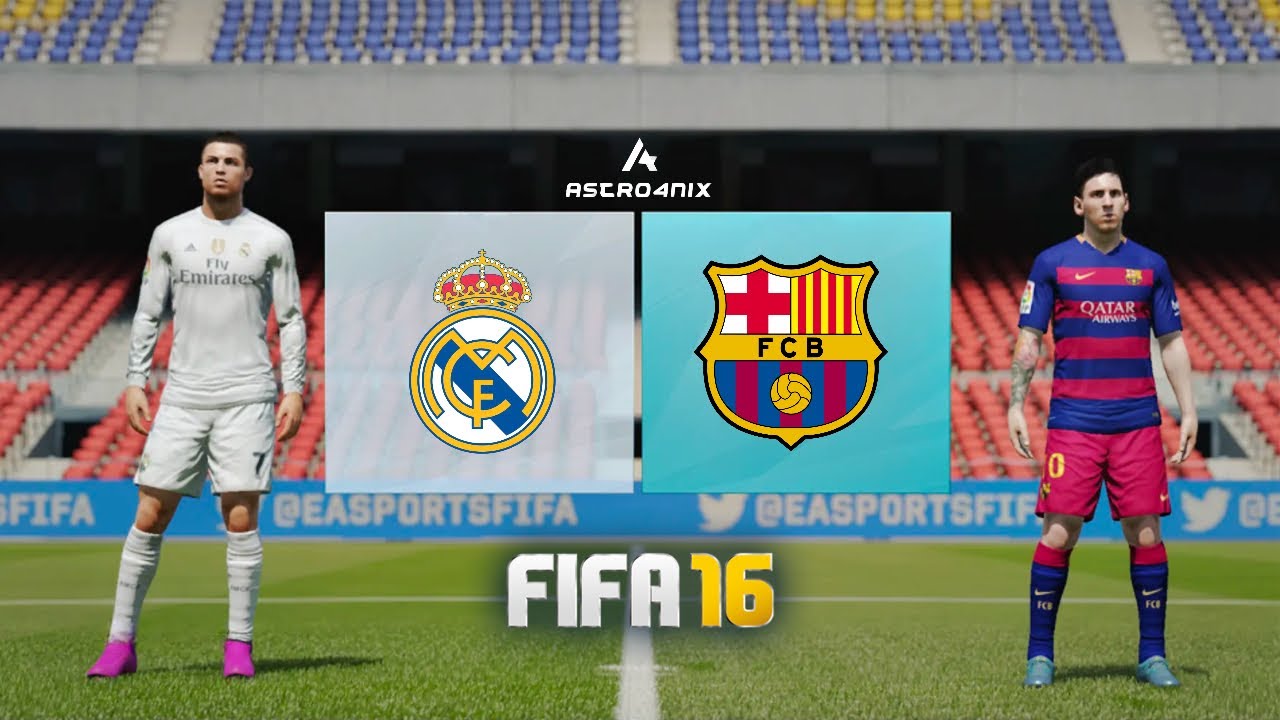 🎮 FIFA 16 | Real Madrid vs FC Barcelona | El Clásico Retro Gameplay | 4K 60FPS  | Ultra Settings