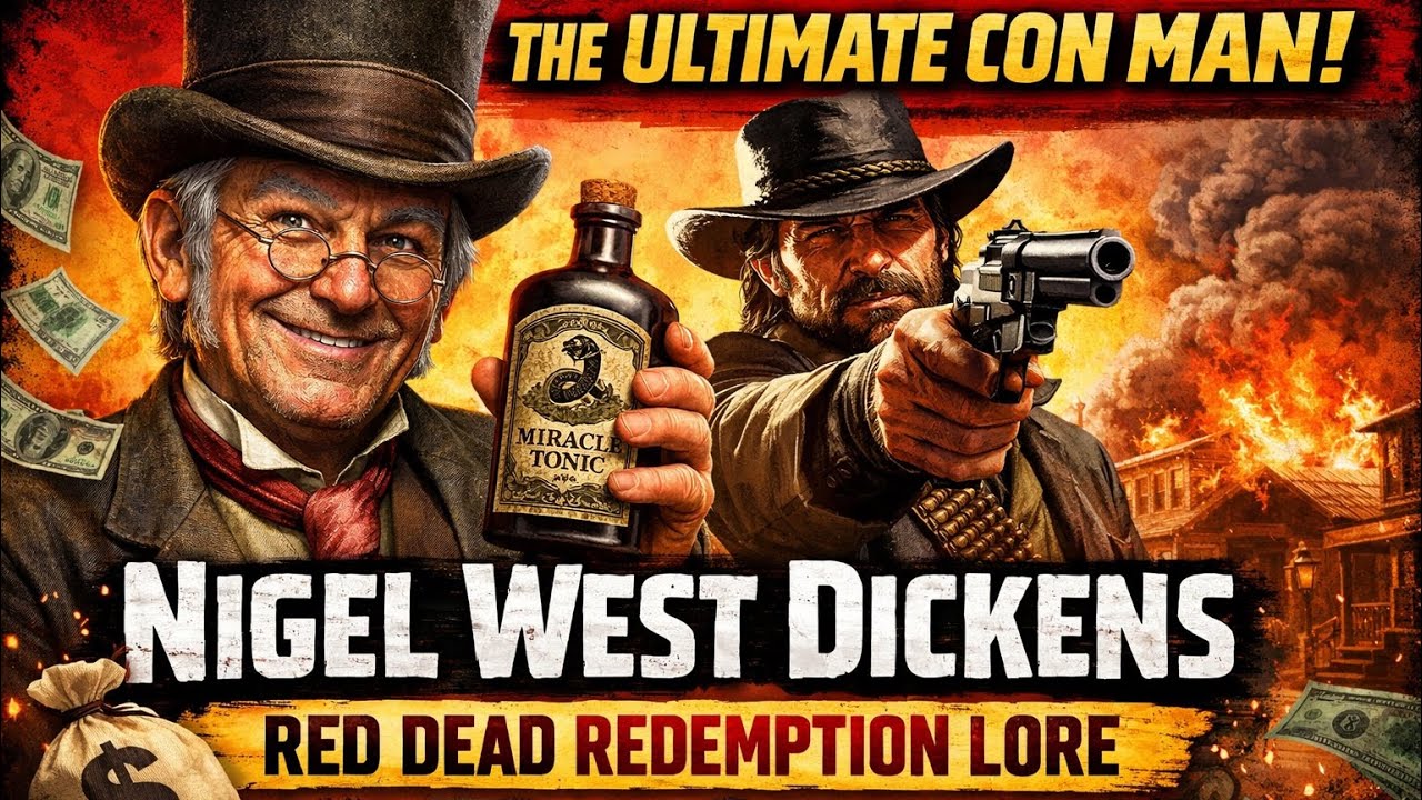 Nigel West Dickens: The Wild West&rsquo;s Biggest Scam Artist | Red Dead Redemption Lore