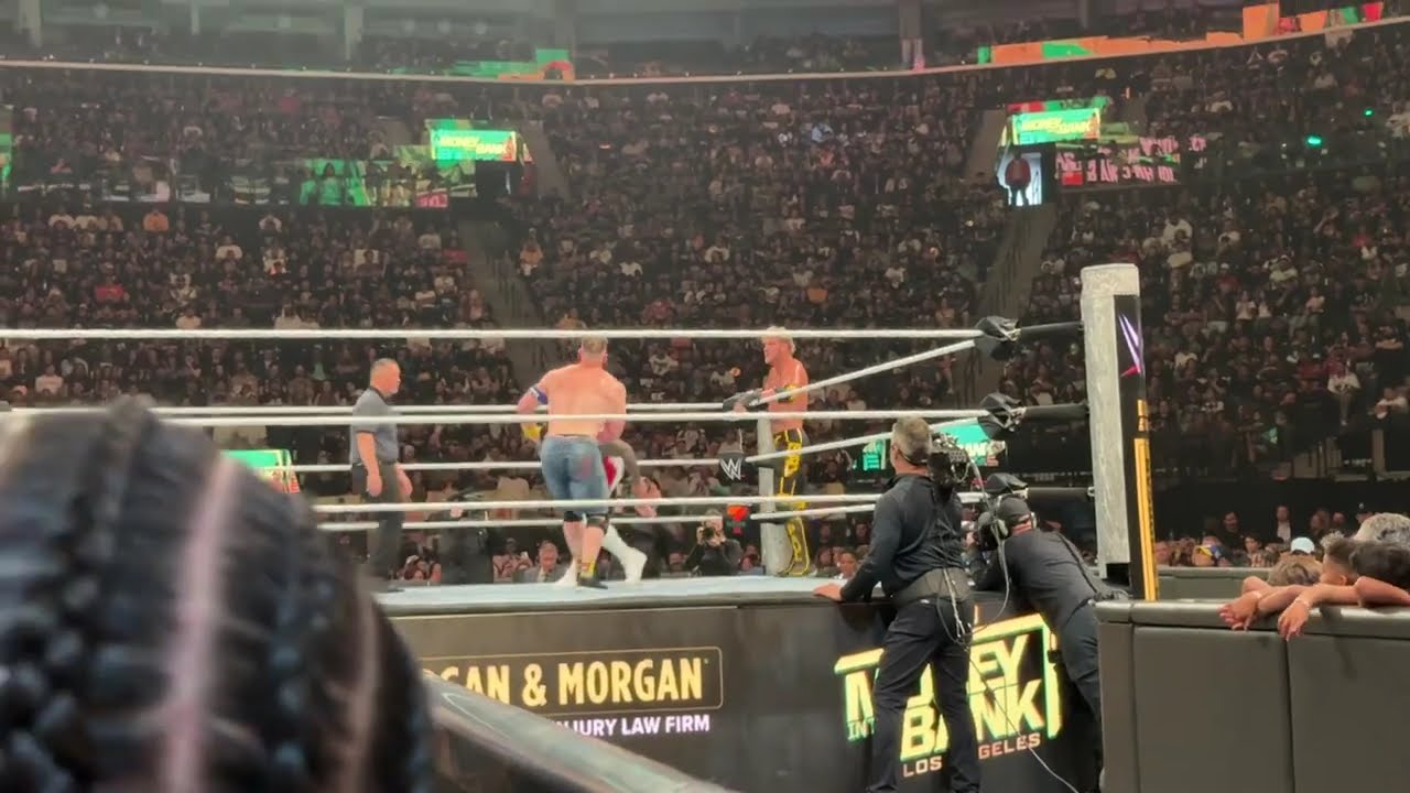 WWE Money in the Bank - June 7, 2025 - Tag Team: Cody Rhodes and Jey Uso vs John Cena and Logan Paul