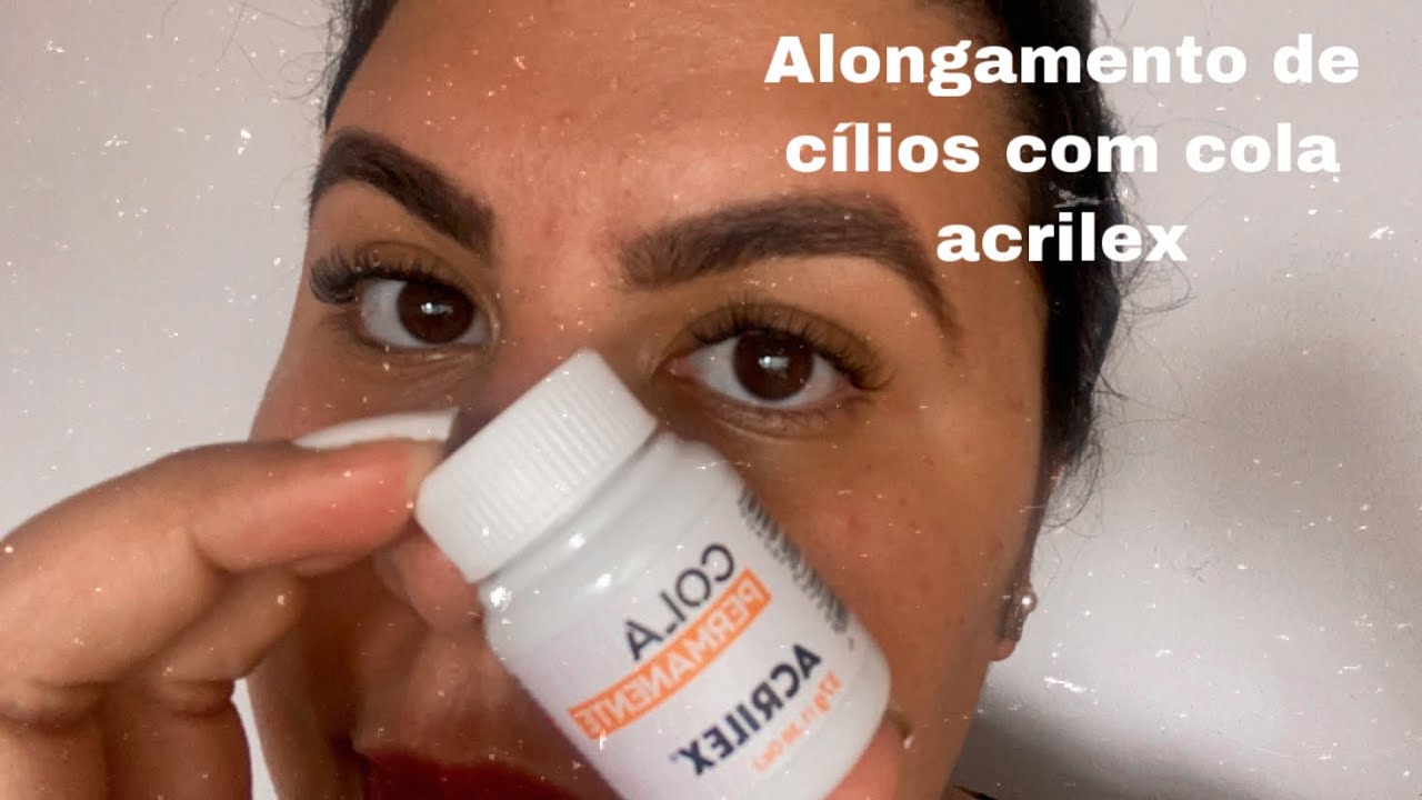 COLA ACRILEX PARA ALONGAMENTO DE CÍLIOS! Deu certo ?