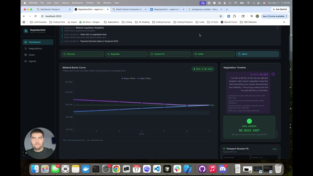 NegotiatorGrid | Kite AI Global Hackathon 2026 Winner Demo