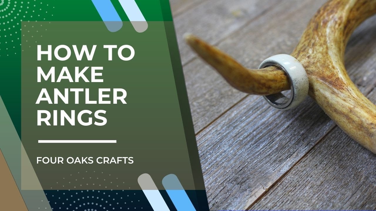 How to Turn Antler Rings