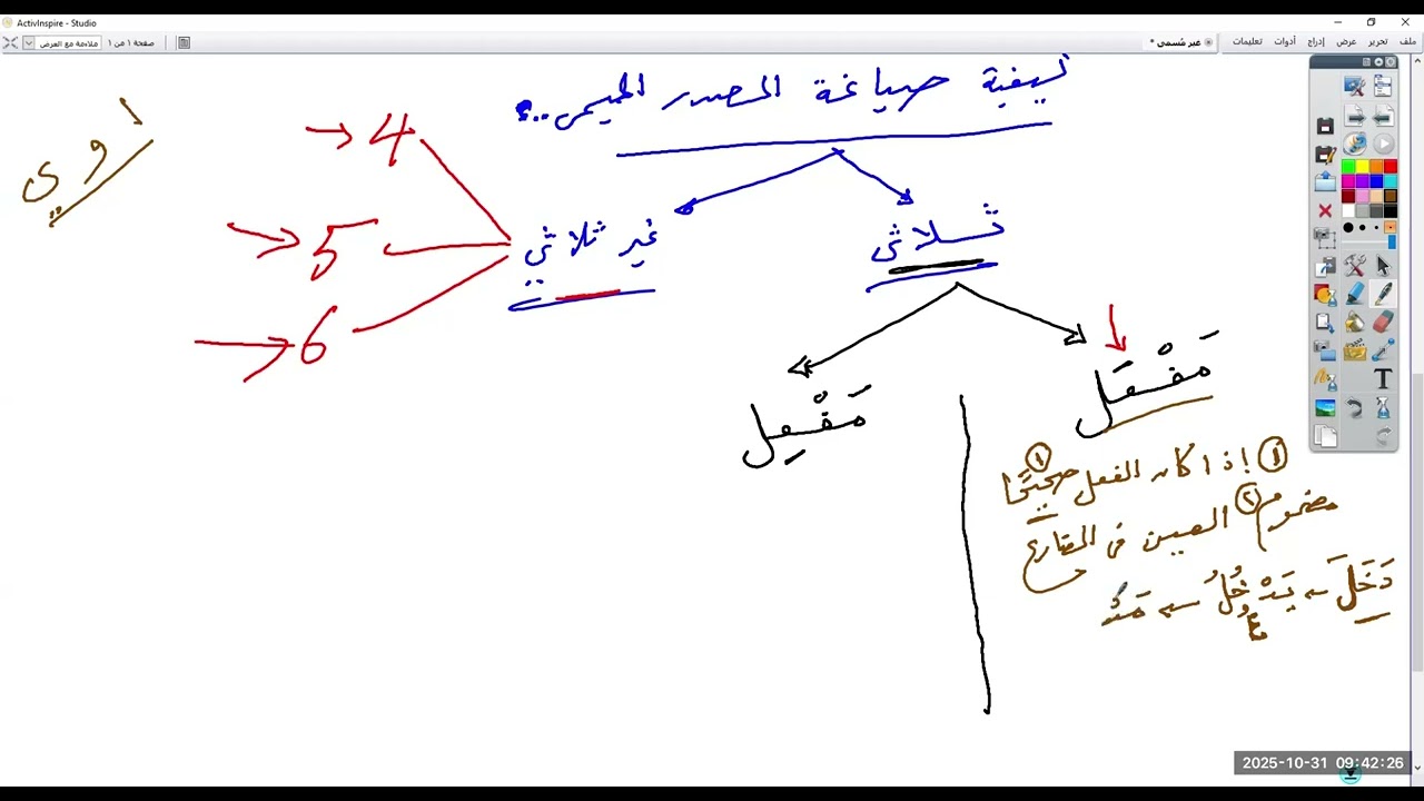 32/ المصدر الميمي وكيفية صياغته، للصف الثالث الإعدادي الأزهري 2026 دروس أونلاين- ترم أول-