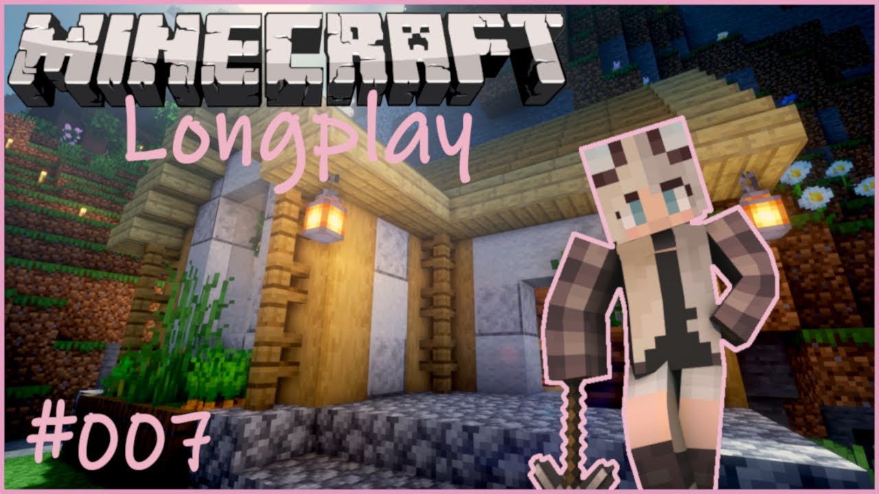 Minecraft Longplay #007 - Adding another house + mining session  [No VoiceCommentary] Survival 1.17