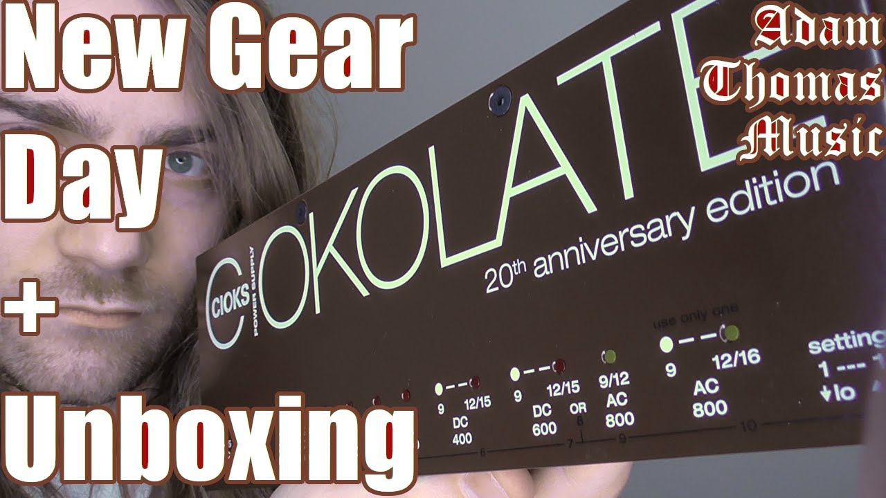 New Gear Day and Unboxing of the Cioks Ciokolate Pedalboard Power Supply