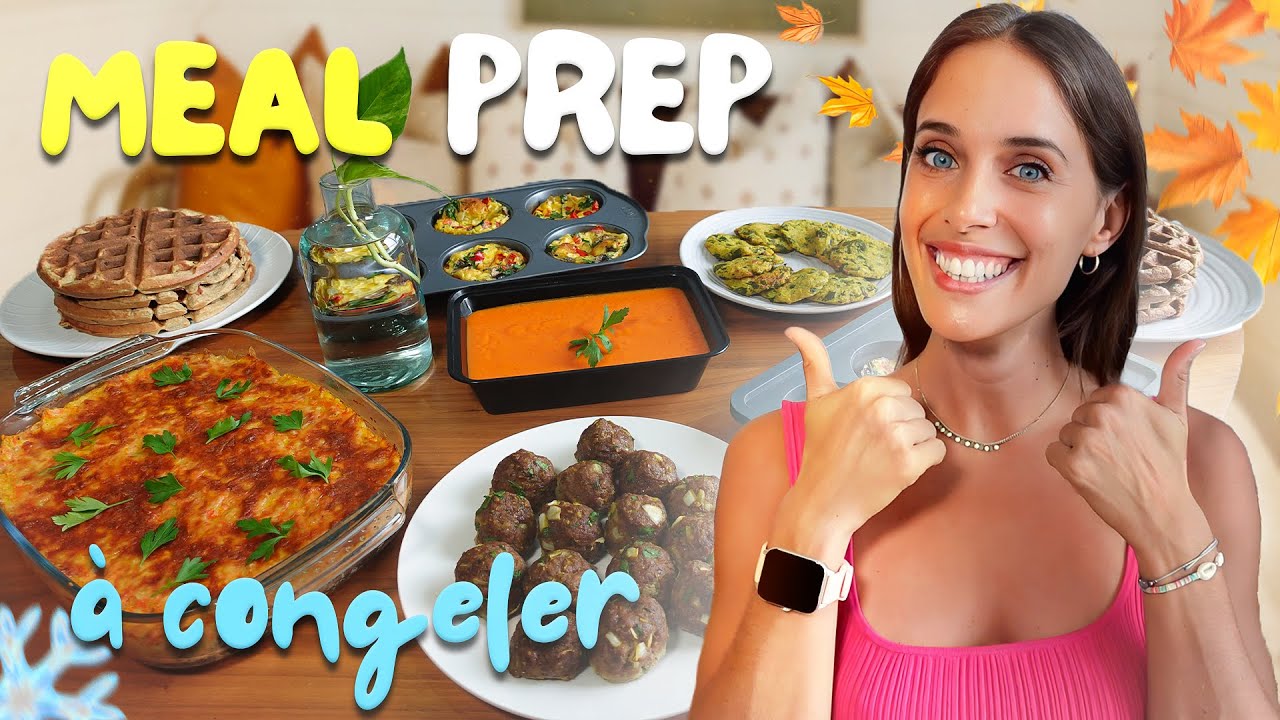 Cuisine tes REPAS de la SEMAINE | Meal Prep à CONGELER