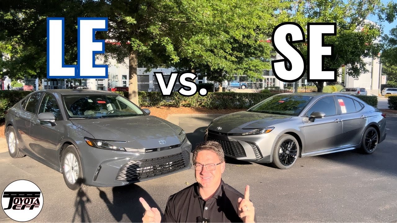 Camry LE против SE 2025 года: битва нового поколения!