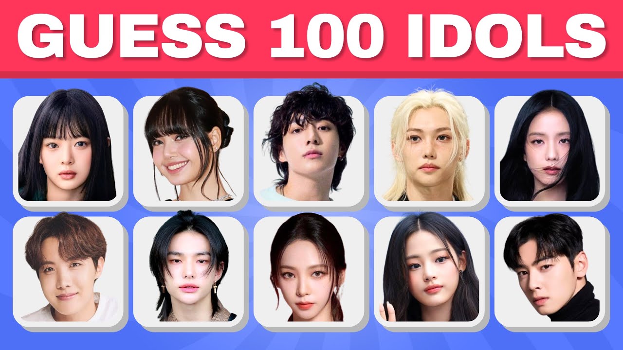 GUESS 100 KPOP IDOLS IN 3 SECONDS 🧑‍🎤 | MOST POPULAR IDOLS | KPOP QUIZ 2024