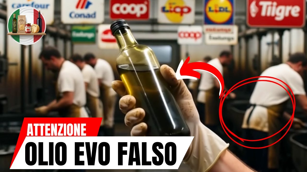 7 MARCHE DI OLIO EXTRA VERGINE DI OLIVA DA EVITARE AL SUPERMERCATO (MA 2 SONO ECCELLENTI)