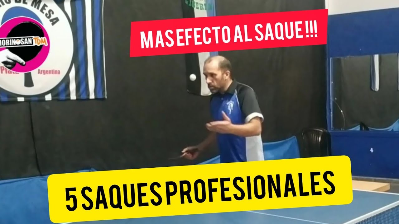 COMO SACAR EN TENIS DE MESA 5 efectos | EFECTOS BÁSICOS 