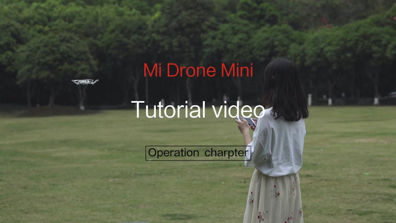 Mi Drone Mini Operation Charpter Tutorial
