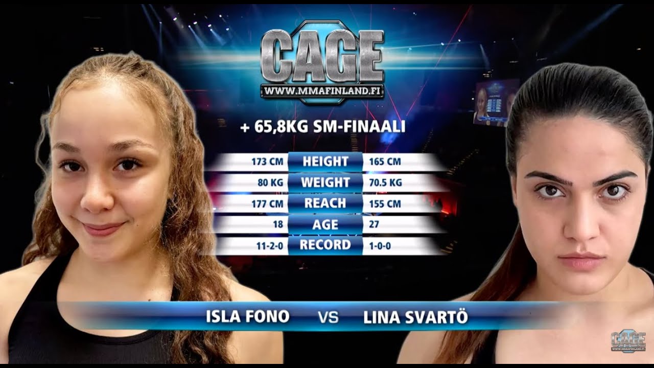 CAGE 66: Isla Fono vs. Lina Svartö