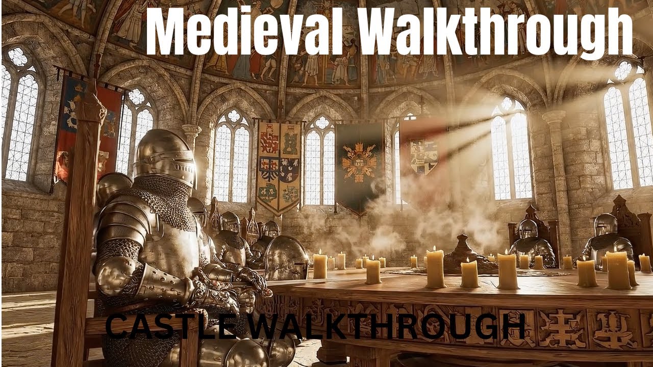 A Walking Tour Through a Medieval Castle | Ultra-Realistic AI Time Travel Experience