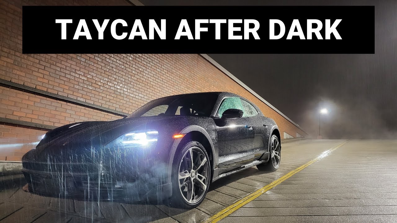 Внешний вид, интерьер и подсветка Porsche Taycan 4 Cross Turismo 2021 года