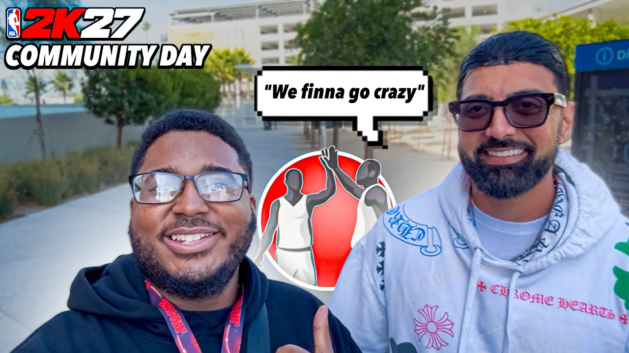 PLAYING NBA 2K27 EARLY AT COMMUNITY DAY VLOG! I MET RONNIE2K 😱