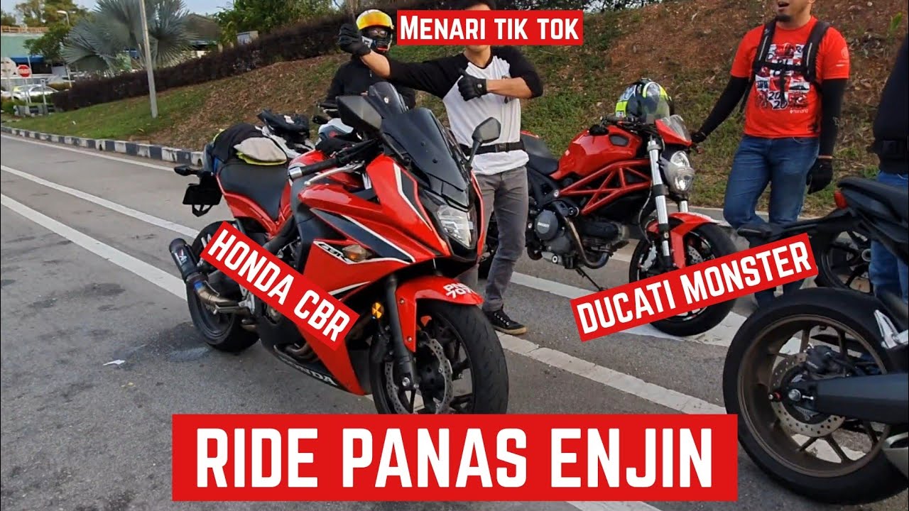 Ride panas enjin | Honda CBR650F Onboard