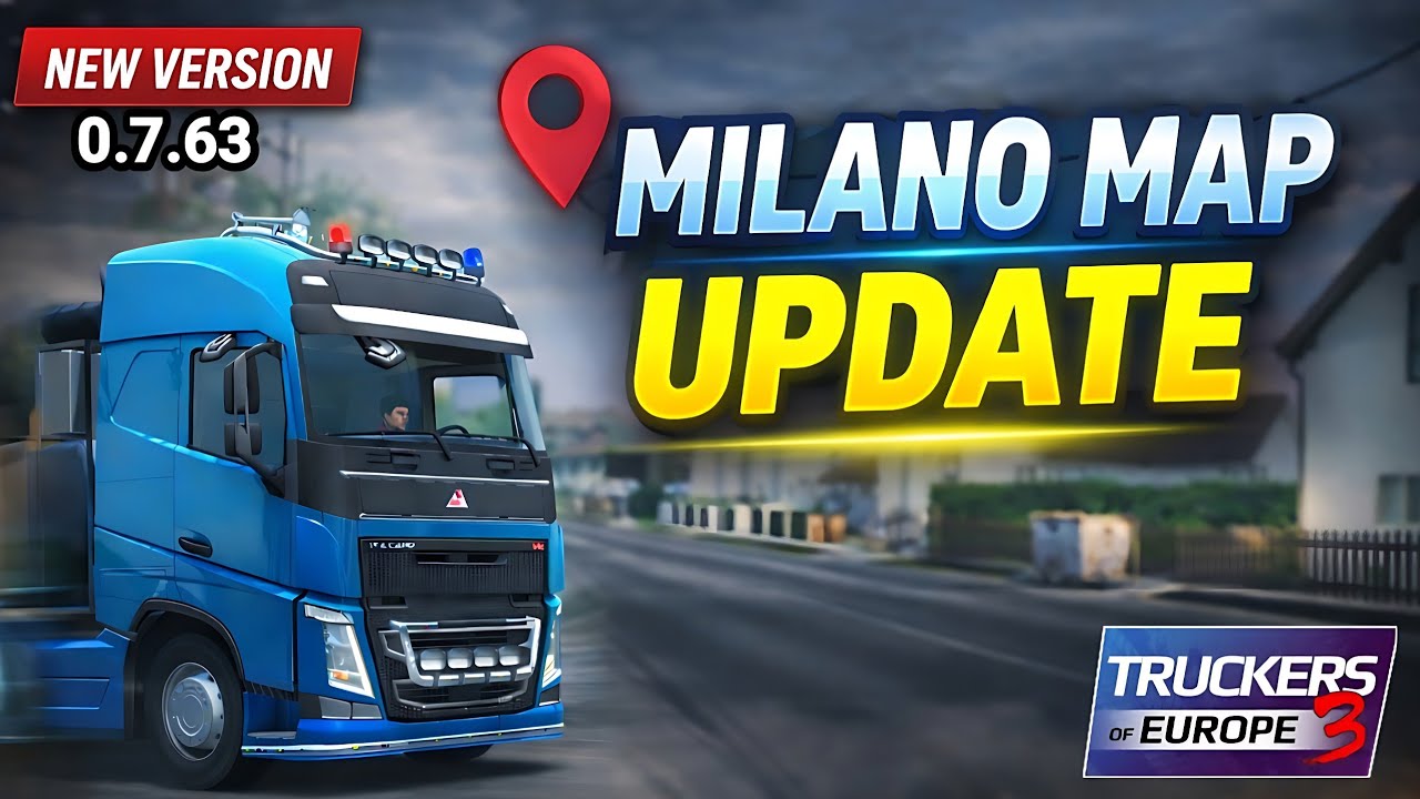 Truckers of Europe 3 New Map Update 0.7.63 । TOE 3 Milano Map Update here 🔥 । #toe3