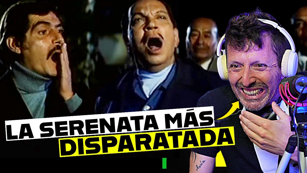 EL ENFADO DE CANTINFLAS MIENTRAS AVANZA LA SERENATA |  REACCIÓN