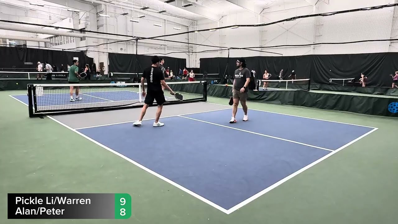 This guy doesn’t know when to stop clip farming… (4.5+ Pickleball)