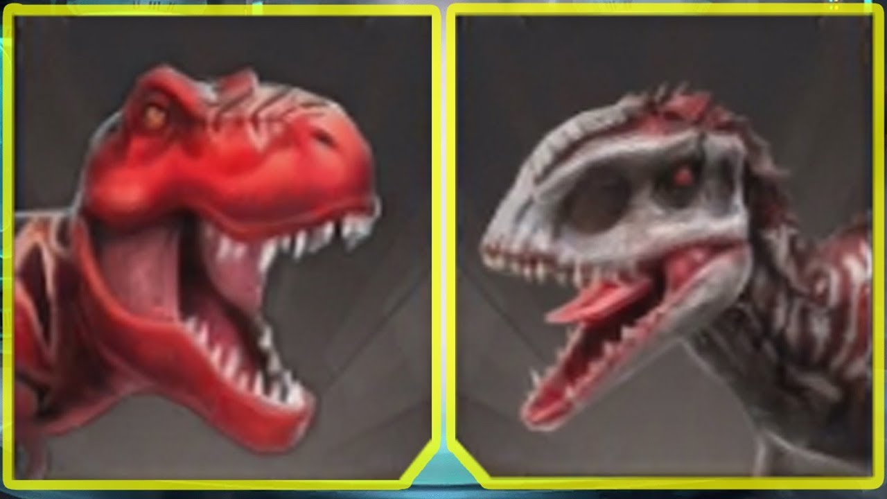 TYRANNOSAURUS REX Vs INDOMINUS REX - Jurassic Park Builder
