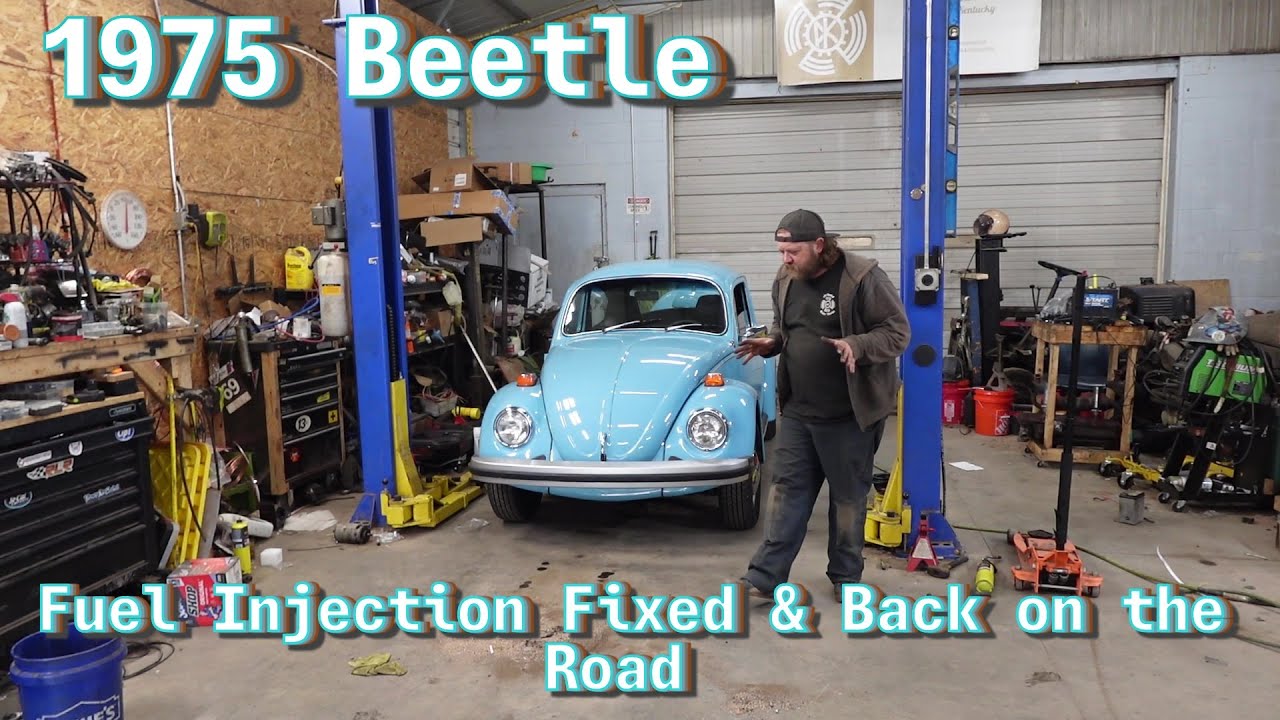 1975 Fuel Injection Beetle Runs Drives Stops Intake Boot Replacement And Test Drive