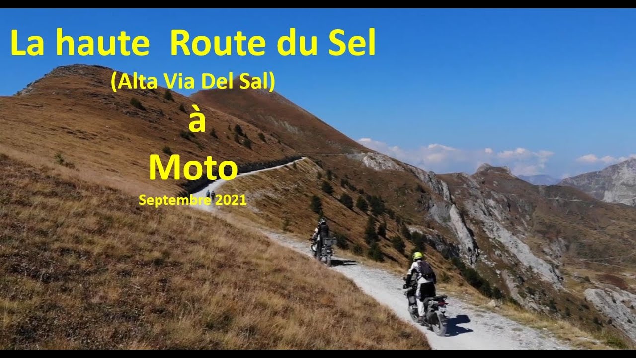 La Route du sel (ou Alta Via Del Sal) à moto