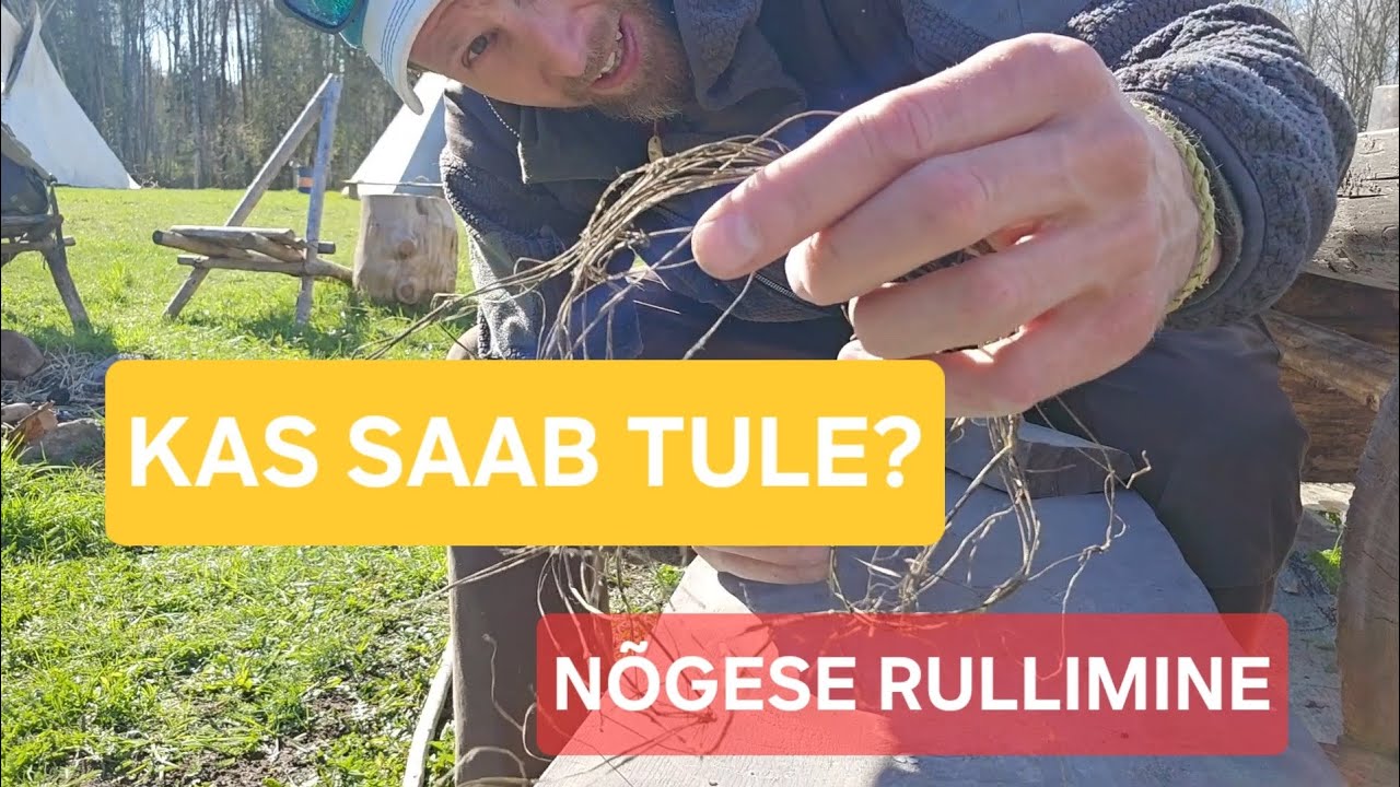Hõõrdetuli - nõgese rullimine. Kas jah?