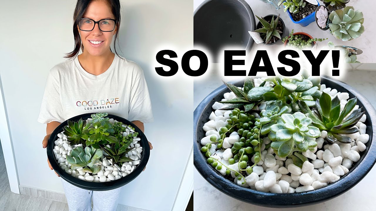 I DON'T KNOW WHAT I'M DOING😂 MAKING A MINI GARDEN? | NIKKIA AND BRANDON