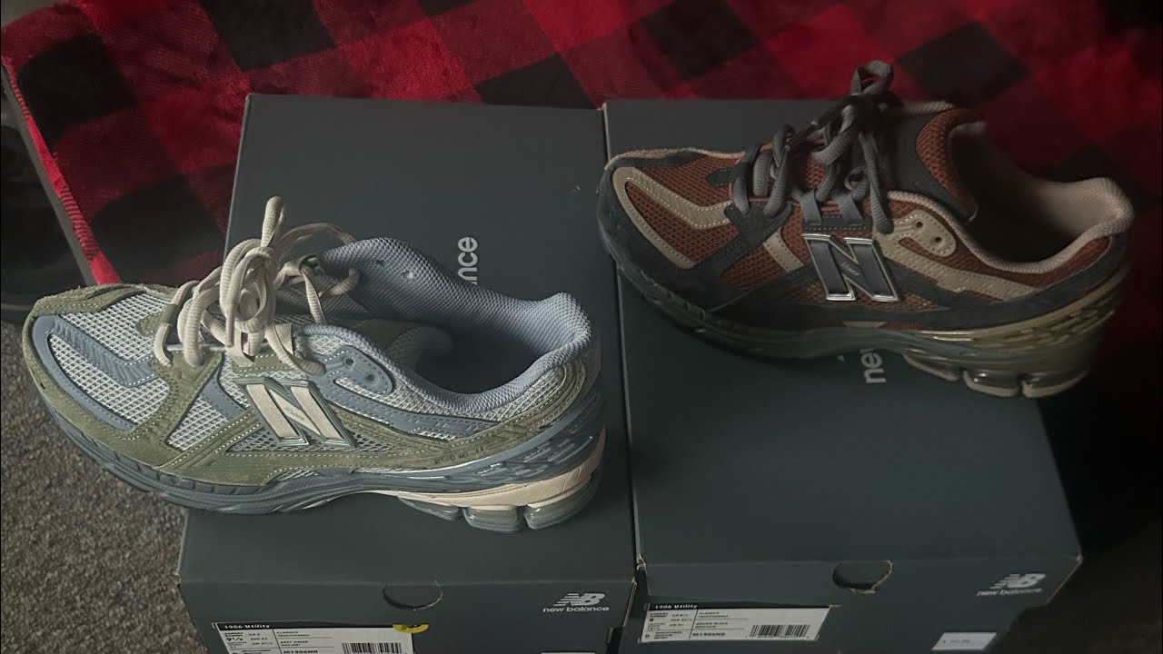 New Balance 1906 Utility “Rich Oak Phantom” & “Slate Grey Dark Olivine” #newbalance #newbalance1906”