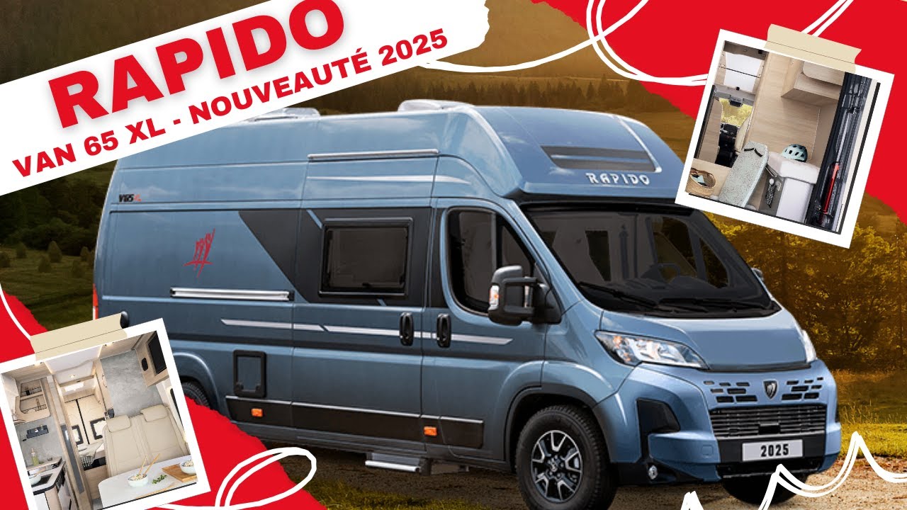 Rapido Van 65 XL : Compact, spacieux et prêt pour l’aventure !