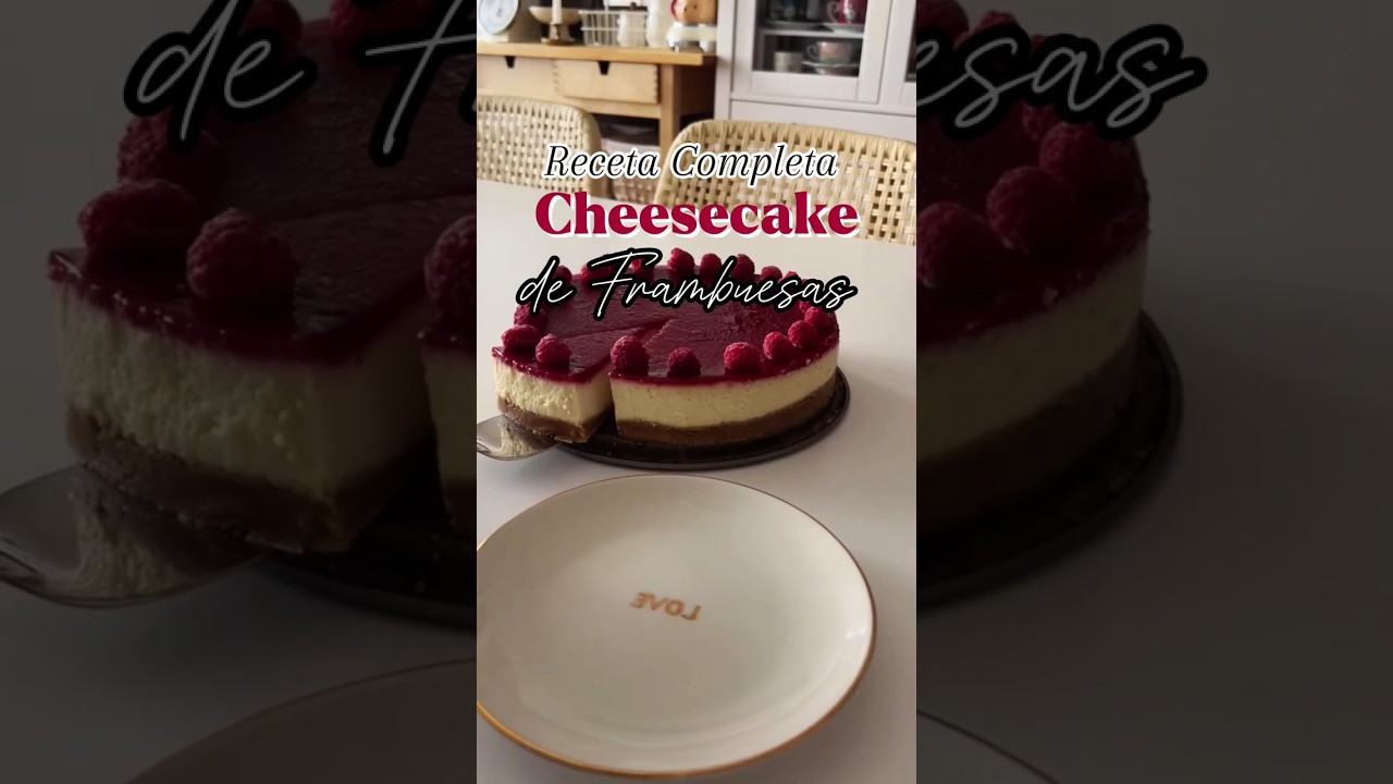 👉 Cheesecake de Frambuesa 🍰