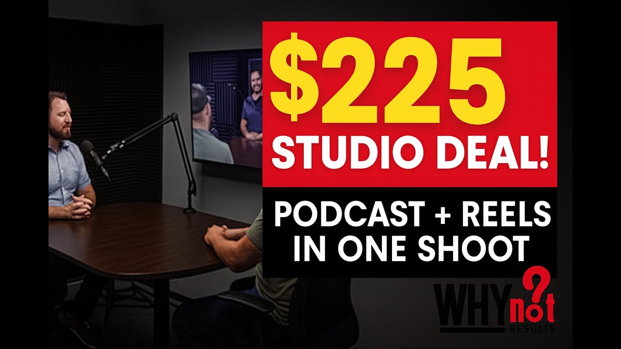 $225 Video Promo Deal | Podcast + Social Media Content in One Shoot!