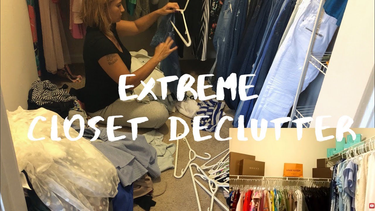 Closet Declutter | Speed Clean With Me | Tips to Organization