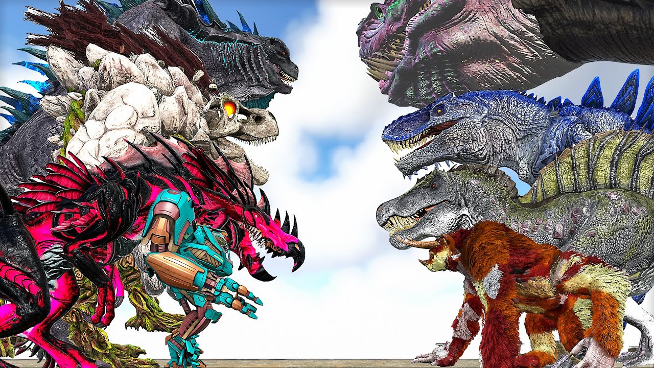 Sid's Hybrids VS More Kaiju Mod | ARK Mod Battle Ep.145
