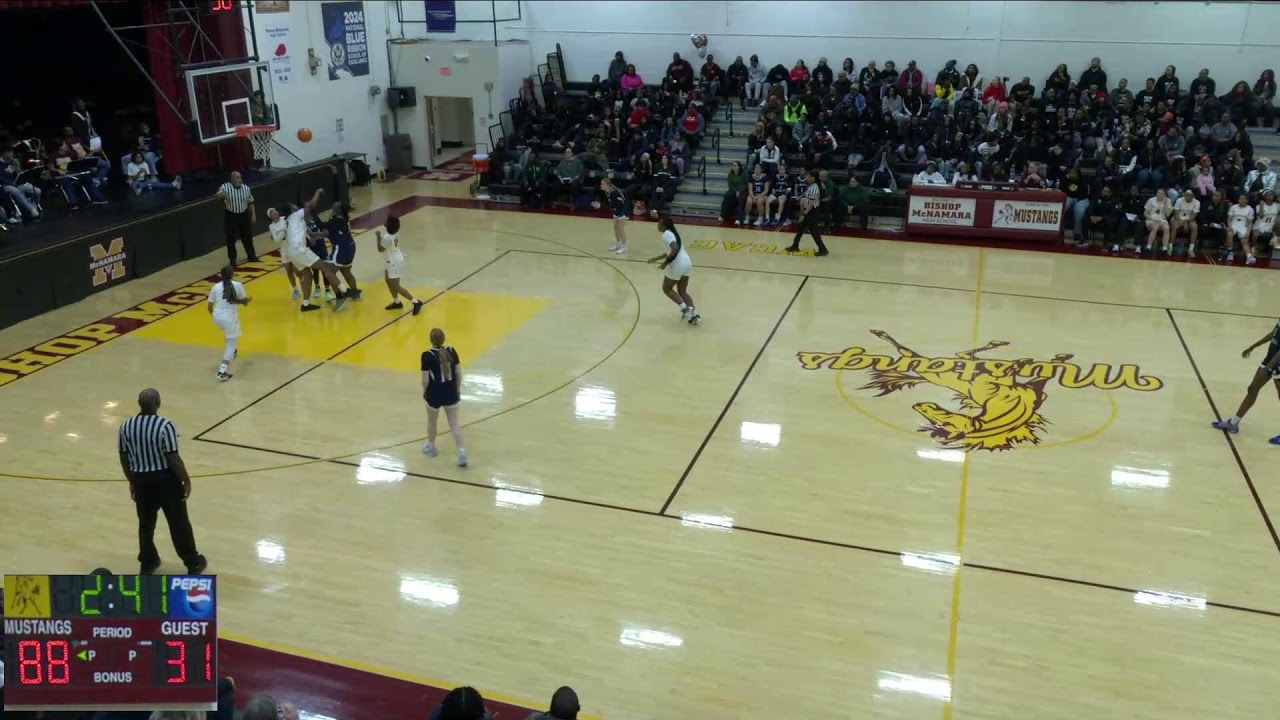 Bishop McNamara vs St. Mary's Ryken High School Girls' VARSITY Basketball