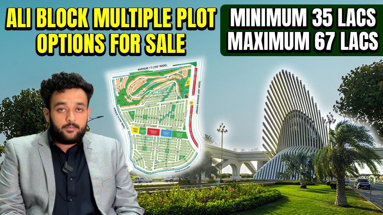 Ali Block Multiple Plot Options for Sale | Starting from 35 Lacs to 67 Lacs | Bahria Town Karachi