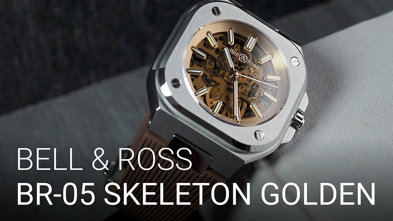 A gold star for BELL & ROSS? BR-05 Skeleton Golden