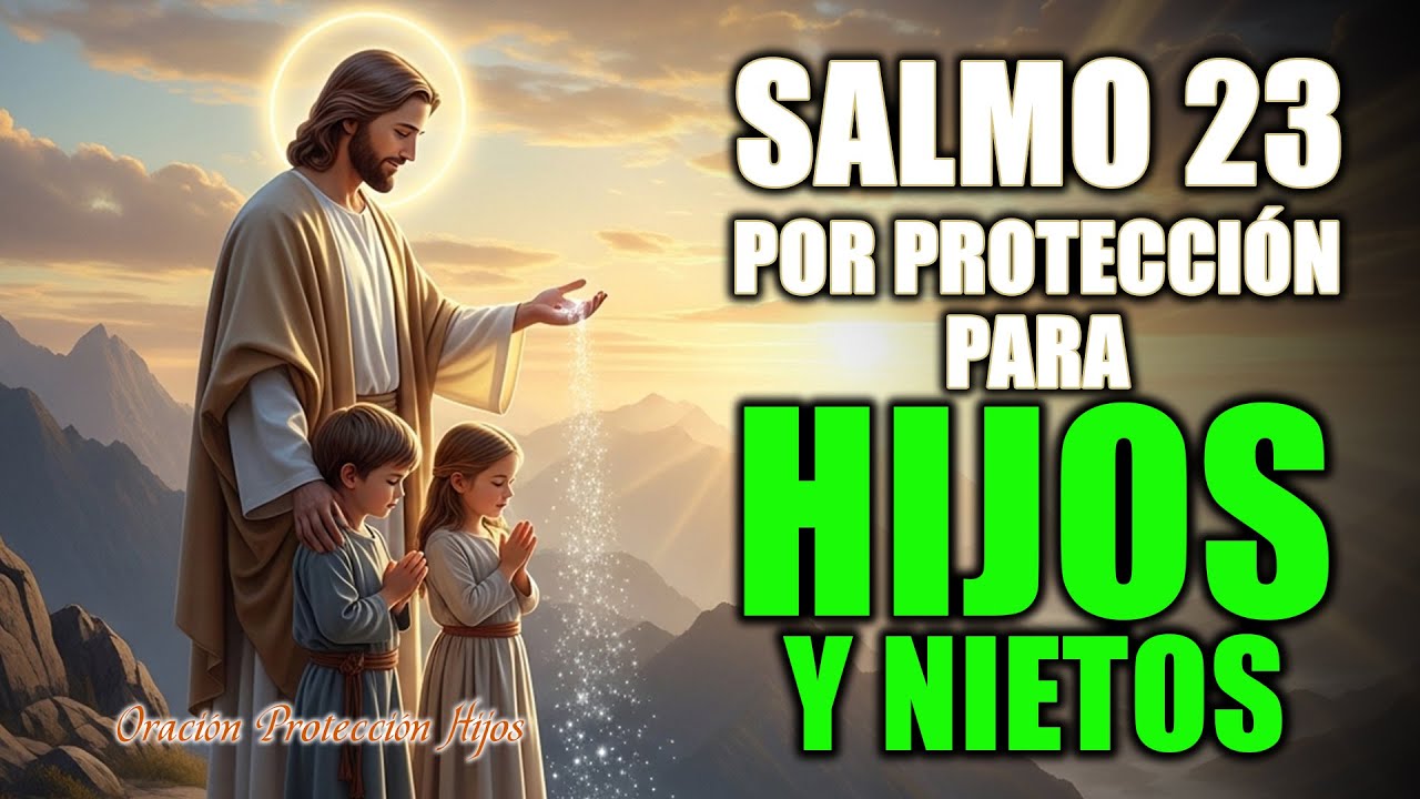 Orando a la luz del Salmo 23 por protección y liberación para nuestros hijos y nietos