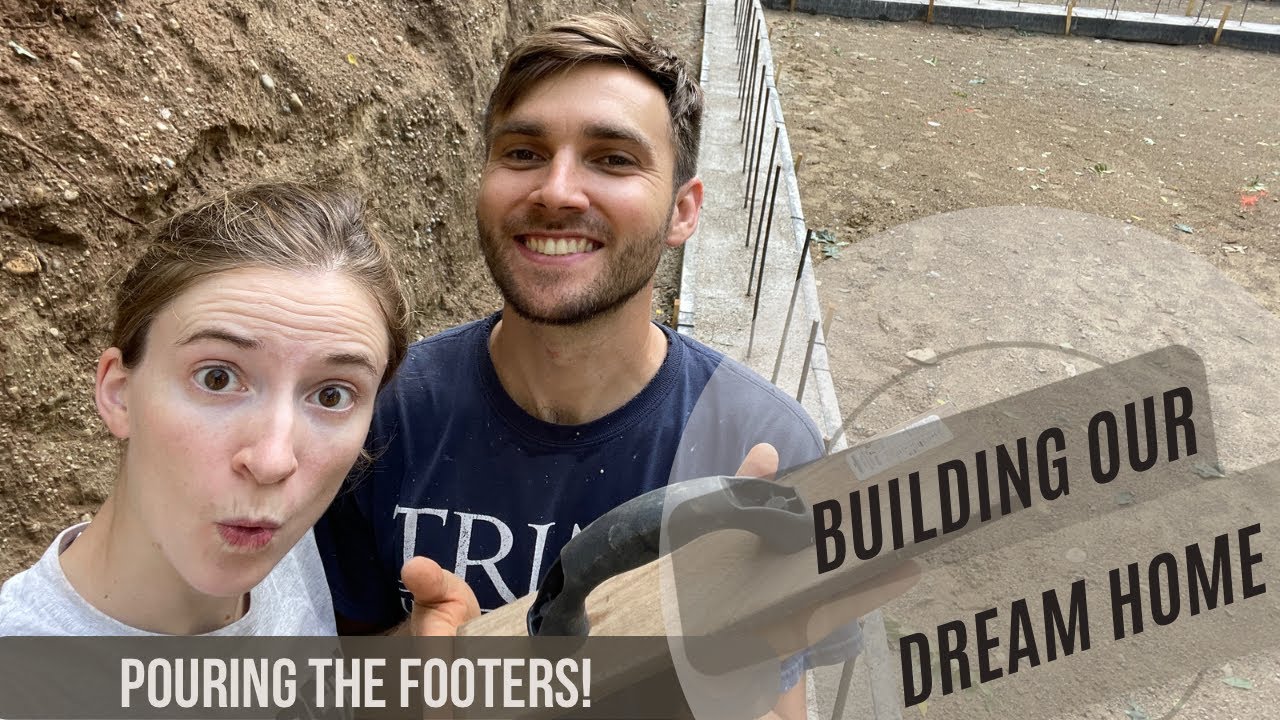 First CEMENT Pour | Using Form-A-Drain | Building Our Own House | Part 7