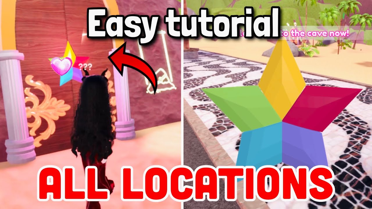 *UNLOCK THE CAVE* All Gems Locations in Dress To Impress 