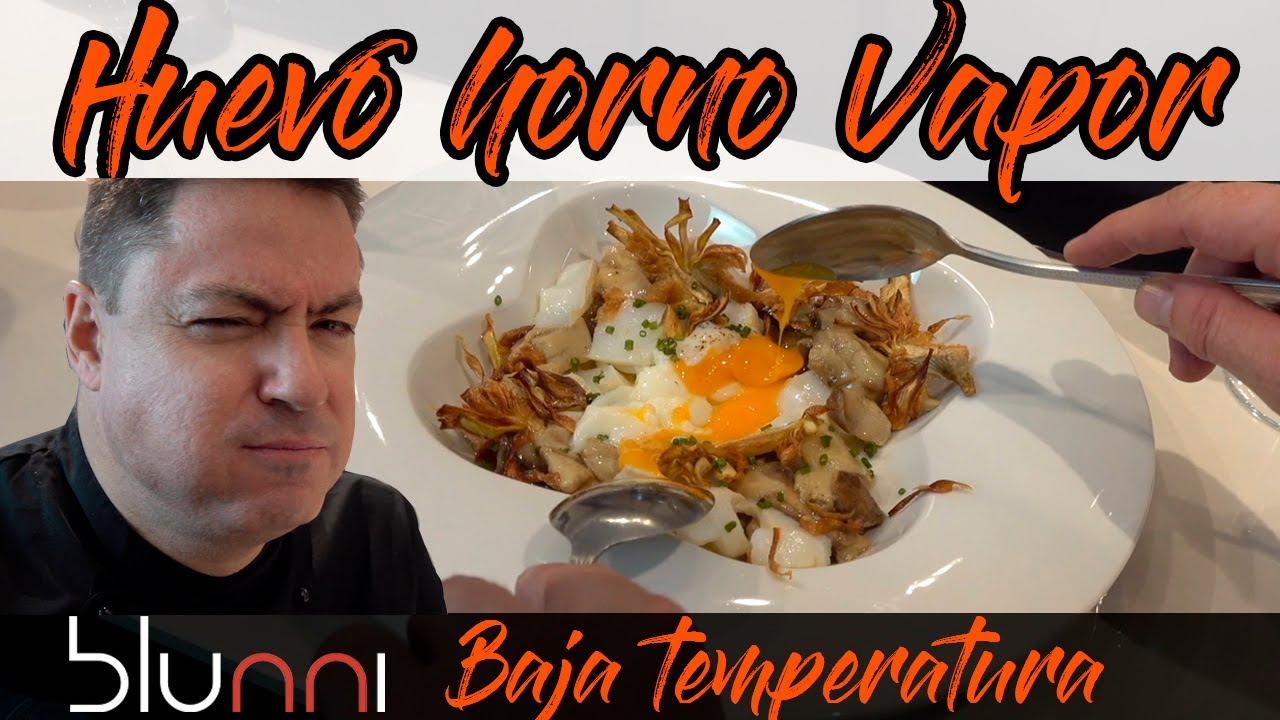 Huevos en horno vapor, huevos a baja temperatura, huevos italianos al horno