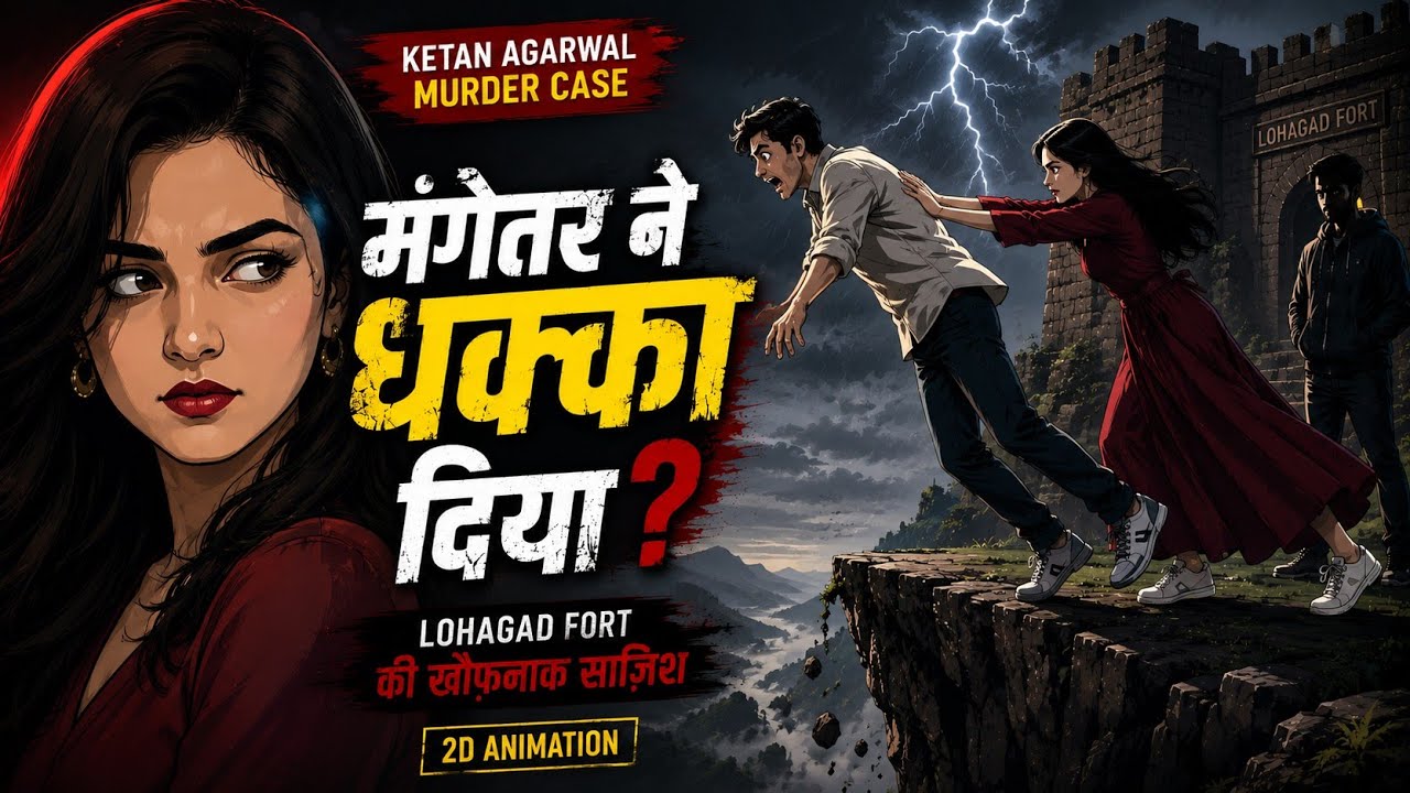 Ketan Agarwal Murder Case |  Lohagad Fort Ki Khaufnaak Saazish | Full 2D Documentary | 2D animation 